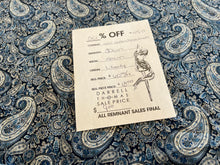 Load image into Gallery viewer, # 1050 Lee Manor Liberty of London 100% Cotton Tana Lawn Remnant