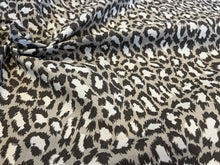 Load image into Gallery viewer, Designer Mink Spotted Cat 100% Cotton 15,000 DR 75% off!! 1/4 Metre Price