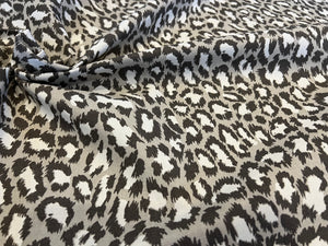 Designer Mink Spotted Cat 100% Cotton 15,000 DR 75% off!! 1/4 Metre Price