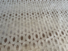 Load image into Gallery viewer, Chenille Eggshell Ovals 58% Poly 36% Acrylic 6% Viscose 70% off!!  1/4 Metre Price