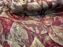 Load image into Gallery viewer, Burgundy &amp; Gold Foliage 62% Polyester 38% Cotton  30,000 DR    1/4 Metre Price