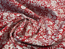 Load image into Gallery viewer, Liberty Emily Belle Crimson 100% Cotton.   1/4 Metre Price
