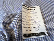 Load image into Gallery viewer, FF#264-A.    Blue &amp; Green Plaid  100% Cotton Shirting Remnant 75% off!!