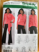 Load image into Gallery viewer, Simplicity Pattern #2603 Size XXS, XS, S &amp; M
