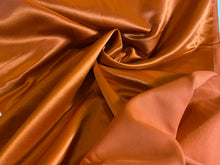 Load image into Gallery viewer, Rust Orange Radiance 55% Cotton 45% Silk.  1/4 Metre Price