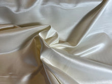 Load image into Gallery viewer, Ivory White Radiance 55% Cotton 45% Silk.  1/4 Metre Price