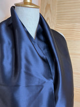 Load image into Gallery viewer, Midnight Navy 100% Silk Scarf