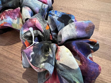 Load image into Gallery viewer, Abstract Floral Silk &amp; Viscose Scrunchie