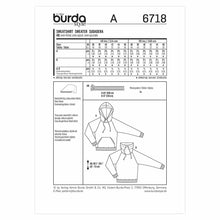 Load image into Gallery viewer, Burda #6718 Sewing Pattern Size 36 - 46