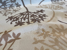 Load image into Gallery viewer, #1014 Oatmeal, Cream &amp; Taupe Outdoor Floral Upholstery Remnant