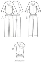 Load image into Gallery viewer, Closet Core Carolyn Pajama Sewing Pattern