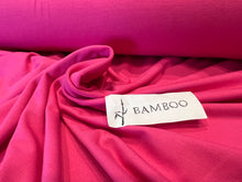 Load image into Gallery viewer, Fuchsia 95% Bamboo 5% Spandex Knit. 1/4 Metre Price
