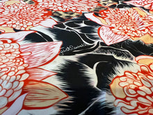 Load image into Gallery viewer, Designer chrysanthemum 100% Viscose Knit.    1/4 Meter Price