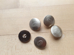 Matte Gold/Silver  Designer Signature Button      Price per Button