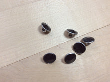 Load image into Gallery viewer, Black Rhinestone Shank Button.   Price per Button