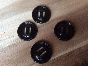 Rectangle Hole Plastic Button.    Price per button