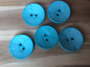 1 3/4" Turquoise Round Button.    Price per Button