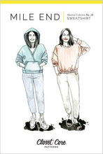 Load image into Gallery viewer, Closet Core Mile End Sweatshirt Sewing Pattern