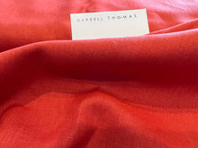 Load image into Gallery viewer, Orange 100% Irish Linen.    1/4 Metre Price