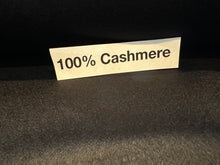 Load image into Gallery viewer, Designer Black 100% Cashmere.   1/4 Metre Price