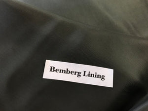 Midnight Green Bemberg Lining.  -    1/4 Meter Price