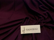 Load image into Gallery viewer, Grape 95% Bamboo 5% Spandex Knit     1/4 Meter Price