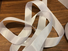 Load image into Gallery viewer, White 1&quot; Grosgrain Ribbon.    Price per Metre