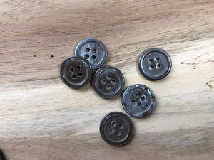 Grey MOP 4 Hole Button.      Price per Button