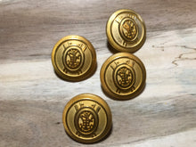 Load image into Gallery viewer, Gold Crest Suiting Buttons.    Price per Button