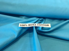 Load image into Gallery viewer, Peacock 100% KONA Cotton.   1/4 Metre Price