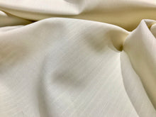 Load image into Gallery viewer, Cream 80% Wool &amp; 20% Mohair Pinstripe    1/4 meter price
