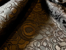 Load image into Gallery viewer, Brown Jacquard 97% Polyester 3% Spandex.  1/4 Metre Price