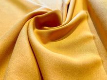 Load image into Gallery viewer, Sunflower Yellow 100% Wool Crepe    1/4 Meter Price