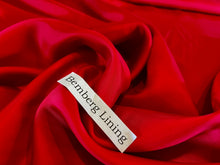 Load image into Gallery viewer, Red Gumball 100% Bemberg Lining.   1/4 Metre Price