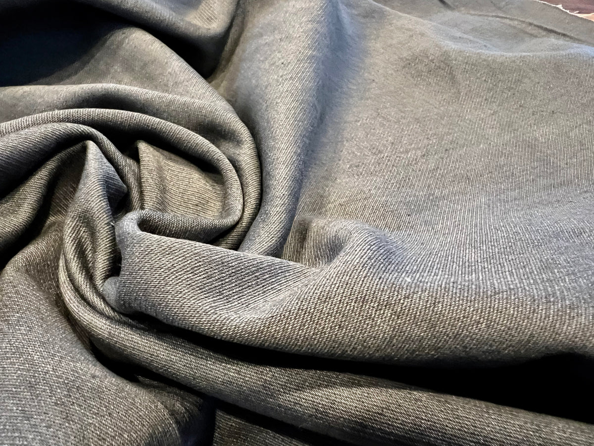 Grey Super Soft Denim 78% Cotton 21% Polyester 1% Spandex. 1/4