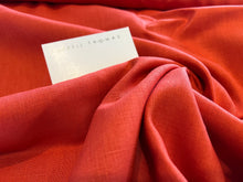 Load image into Gallery viewer, Orange 100% Irish Linen.    1/4 Metre Price