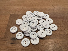 Load image into Gallery viewer, Two Hole Satin Finish 1/2” Buttons.   Price per Button