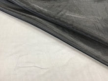 Load image into Gallery viewer, Black Matte Organza 100% Polyester.  1/4 Metre Price