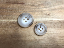 Load image into Gallery viewer, Beige Stone Plastic Suiting Button.       Price per Button