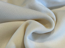 Load image into Gallery viewer, Deep Ivory 100% Wool Double Crepe   1/4 Meter Price