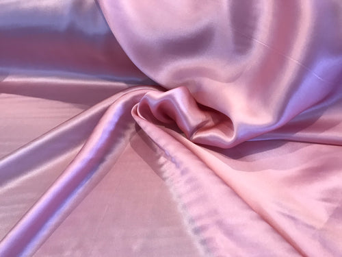 Tickled Pink 100% Silk Charmeuse.      1/4 Meter Price