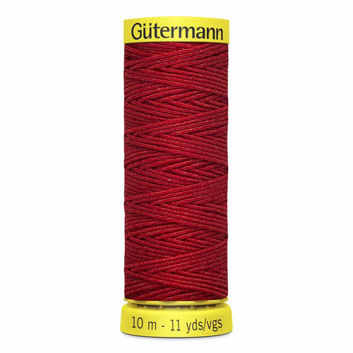 GÜTERMANN Elastic Thread 10m - Red  #4562063