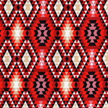 Load image into Gallery viewer, Indigenous Red Aztecs 100% Cotton.  1/4 Metre Price
