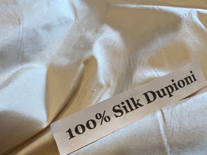 Desert Sand 100% Silk Dupioni       1/4 Meter Price