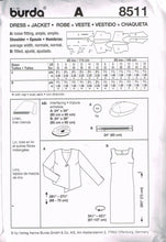 Load image into Gallery viewer, Burda #8511  Size 6 - 16