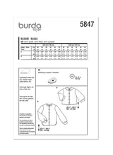Load image into Gallery viewer, Burda #5847 Sewing Pattern Size 10 - 20