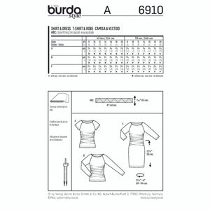 Burda #6910 Size 8 - 20