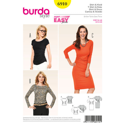 Burda #6910 Size 8 - 20