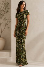 Load image into Gallery viewer, Exclusive Designer Green Ponte 97% Viscose 3% Elastane 1/4 Metre Price