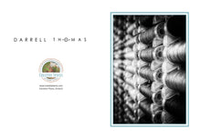 Load image into Gallery viewer, Handmade Black &amp; White Thread Card          Price per Card